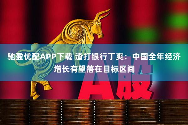 驰盈优配APP下载 渣打银行丁爽：中国全年经济增长有望落在目标区间